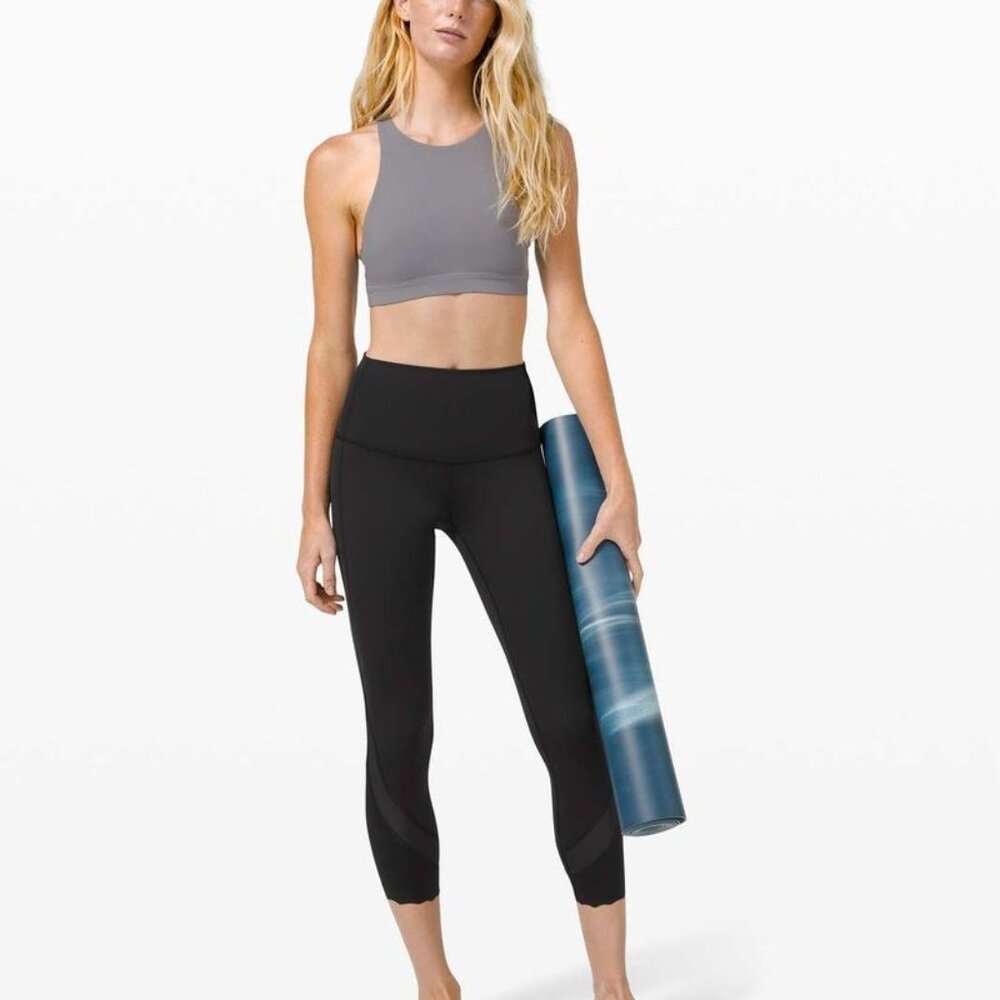 Lululemon Wunder Under High-Rise Crop 23" Full-On Luxtreme, size 18, black